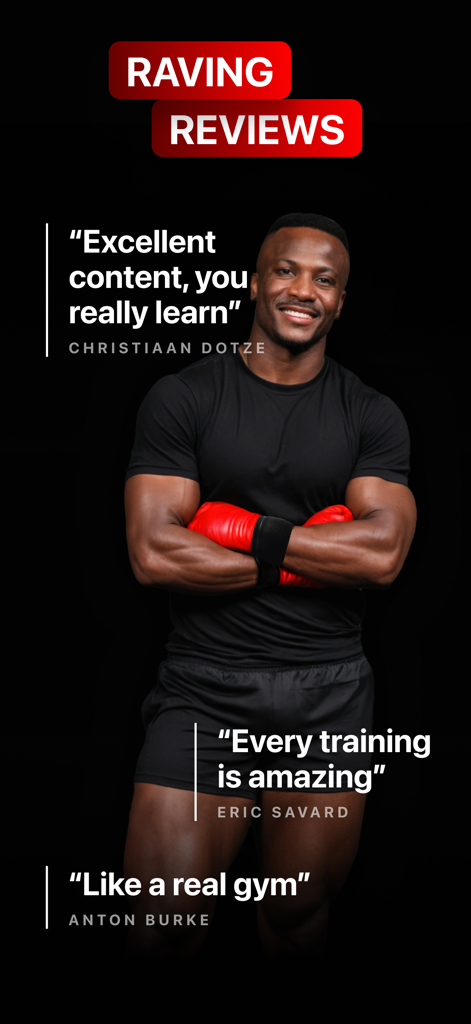 Boxing Training: Bag Workouts - User reviews and testimonials for the Heavy Bag Pro boxing training app