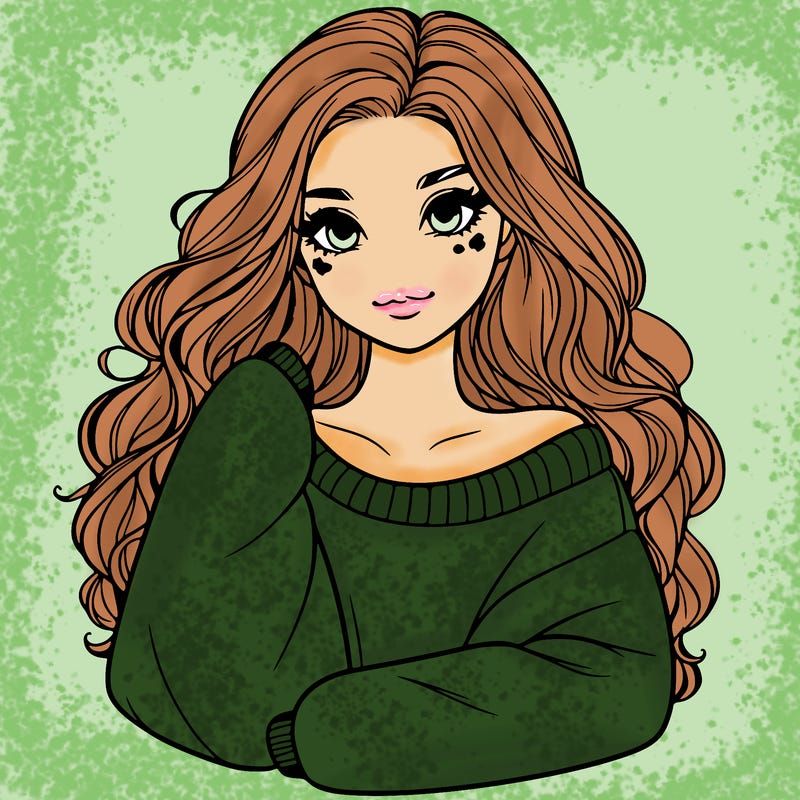 a beautiful girl in a big sweatshirt