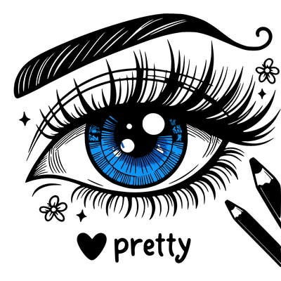 pretty eye