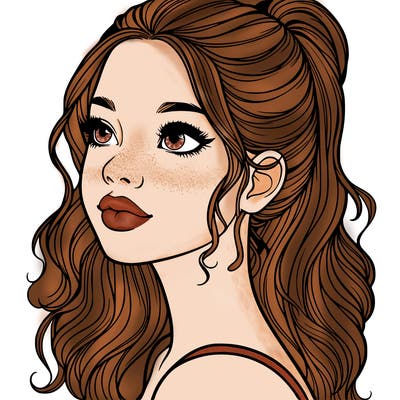 beautiful realistic girl