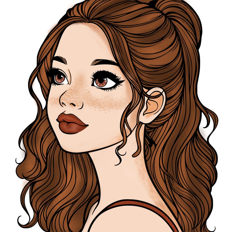 beautiful realistic girl