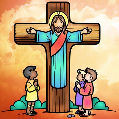 cross with jesus