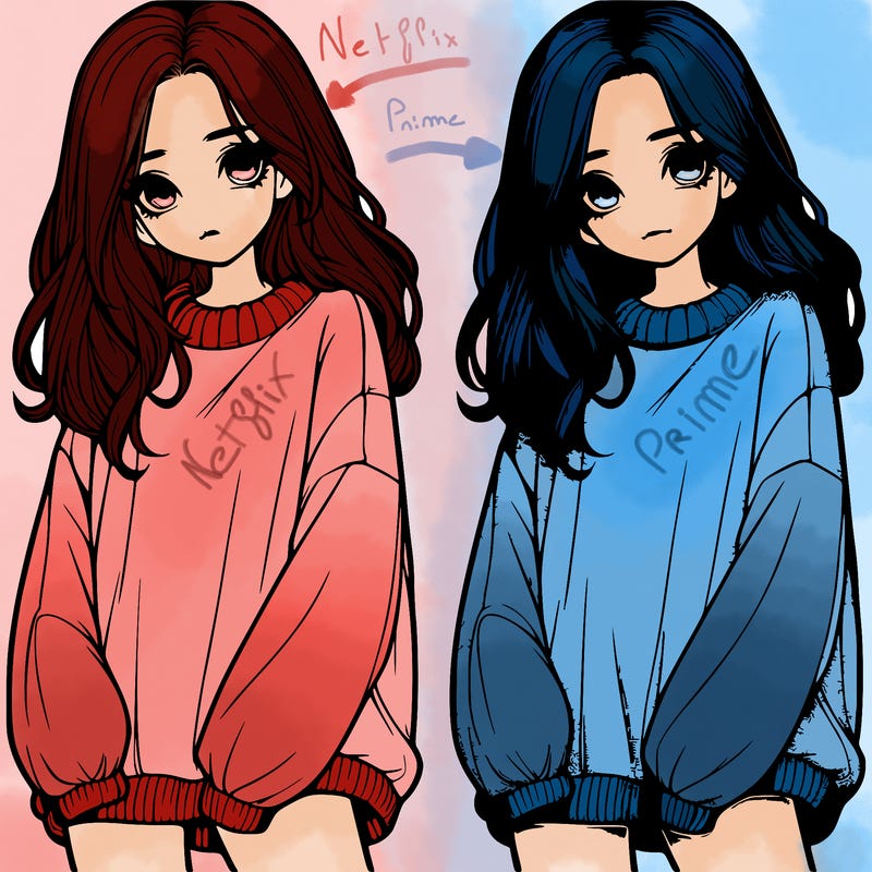 realistic girl with baggy sweater