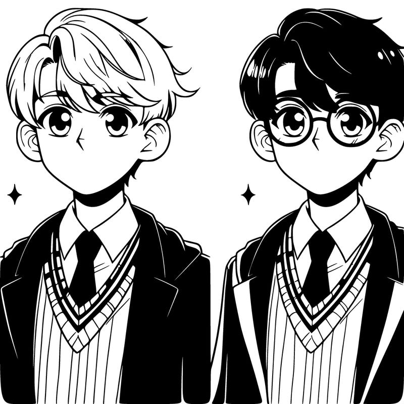 draco  malfoy and harry potter