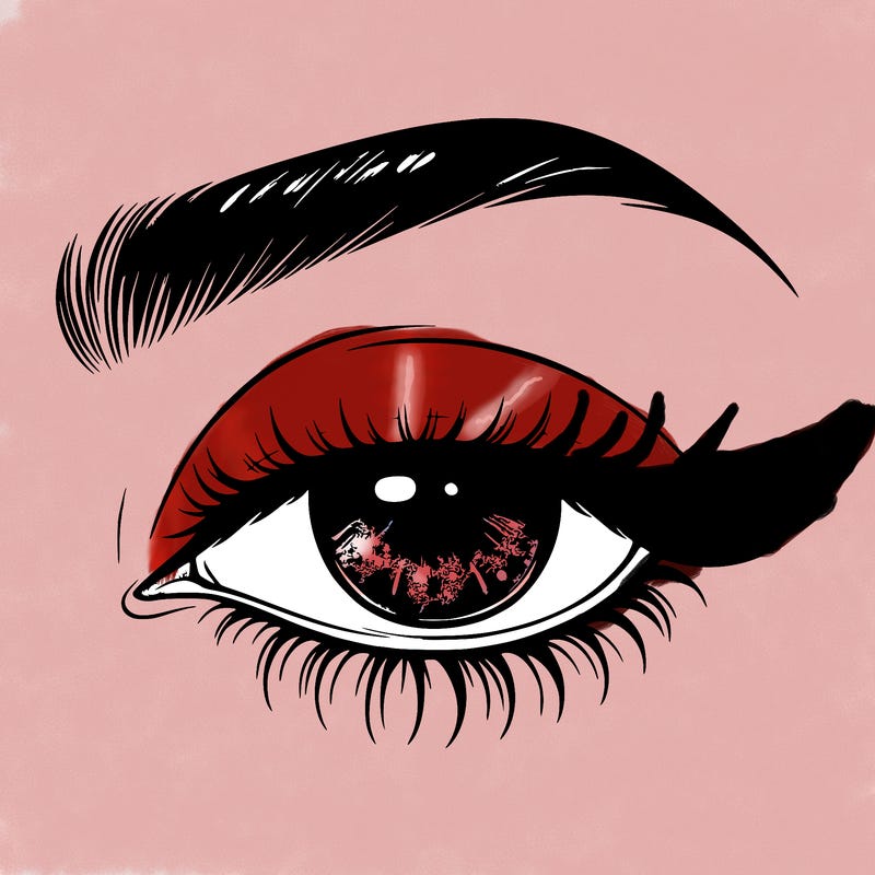 eye closed realistic