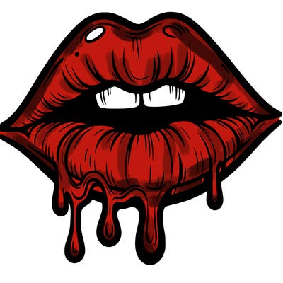 lips that look realistic and drip