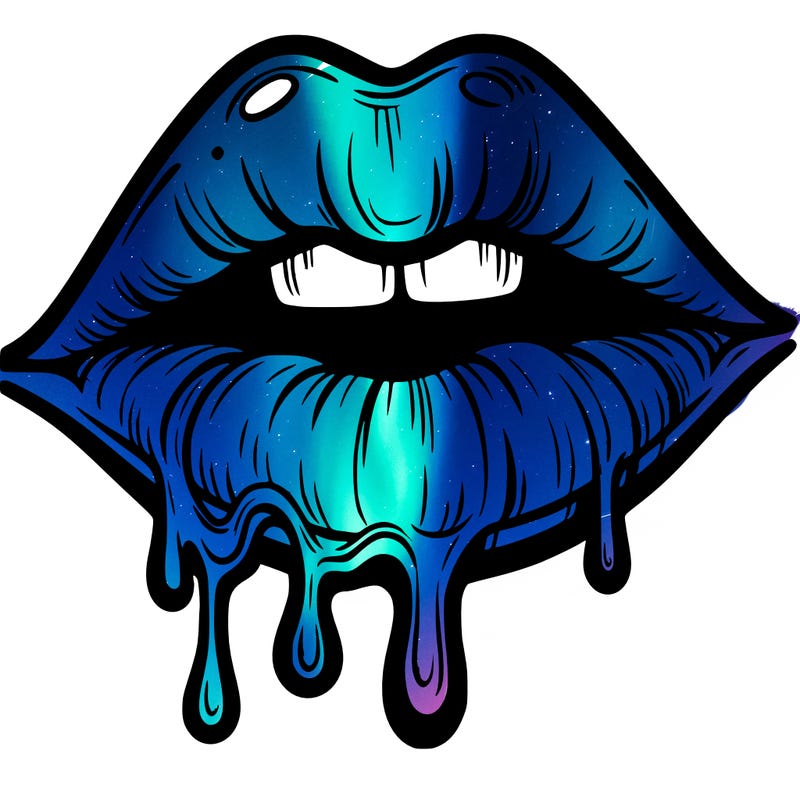 lips that look realistic and drip