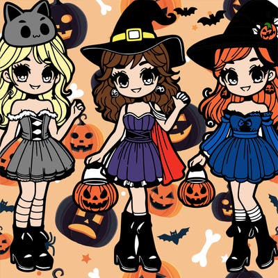 halloween girls