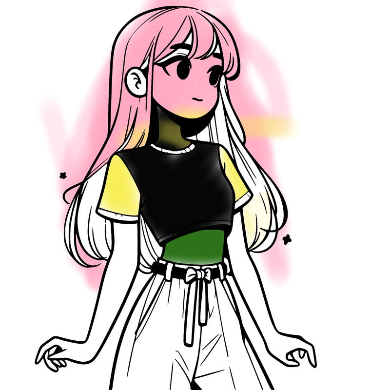 girl in a cute crop top