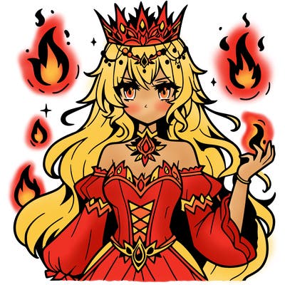 manga fire queen