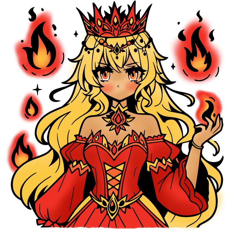 manga fire queen
