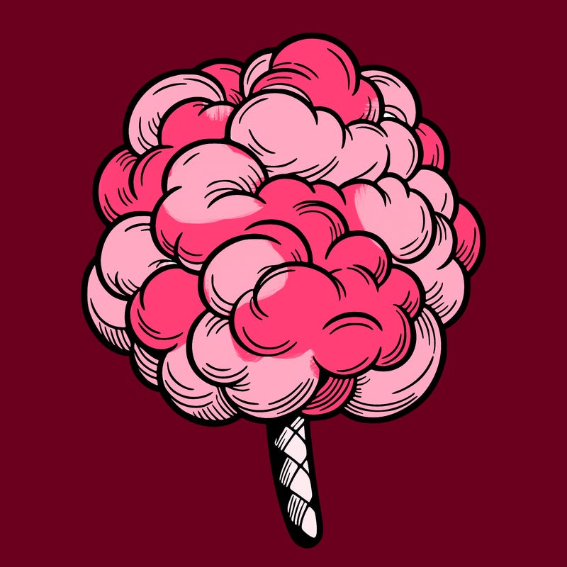 cotton candy with extra detail