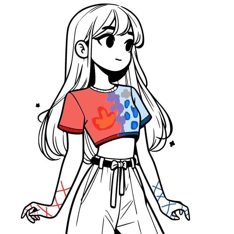 girl in a cute crop top