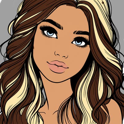 beautiful realistic girl