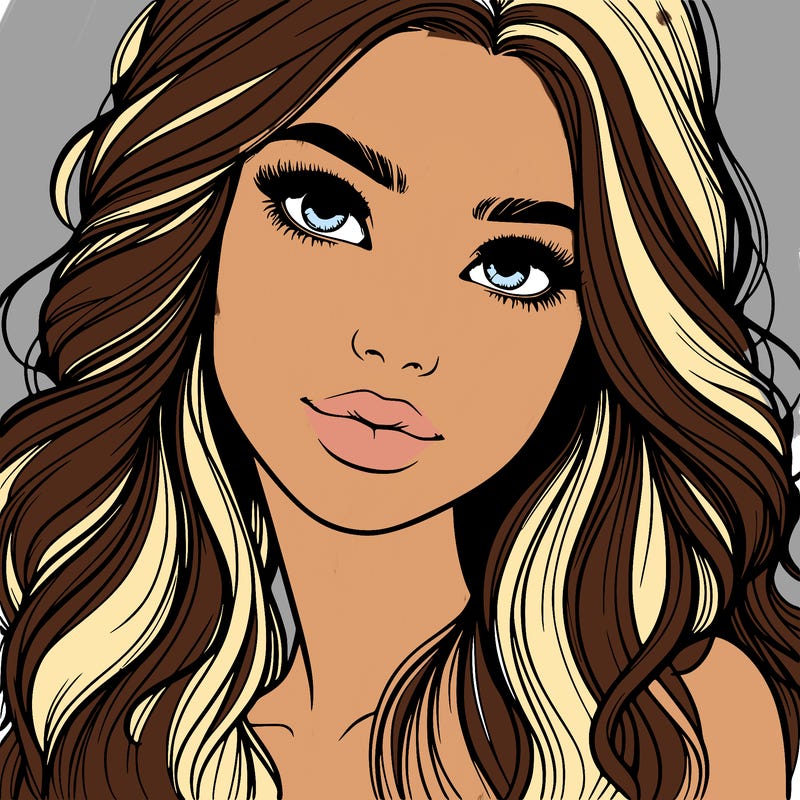 beautiful realistic girl