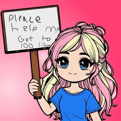 realistic girl holding a sigh thats blank