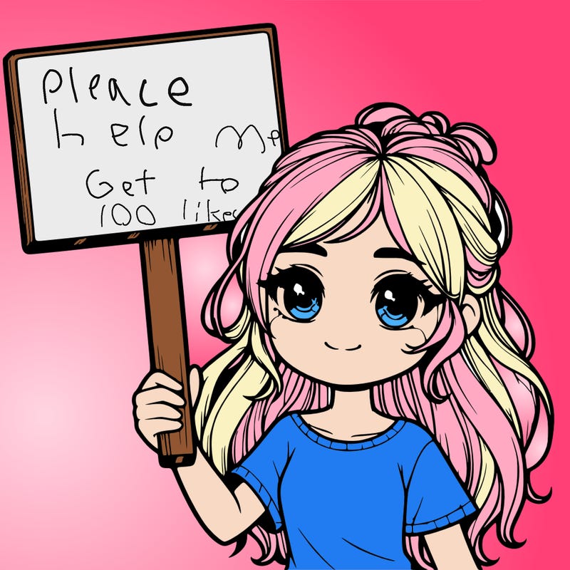 realistic girl holding a sigh thats blank