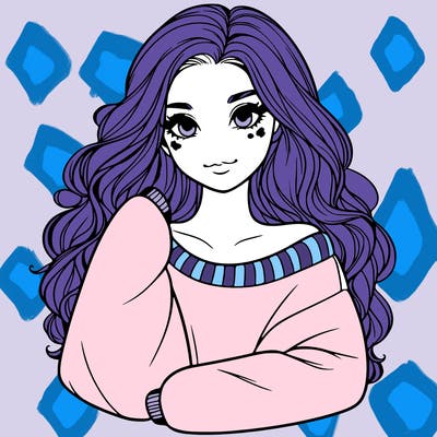 a beautiful girl in a big sweatshirt