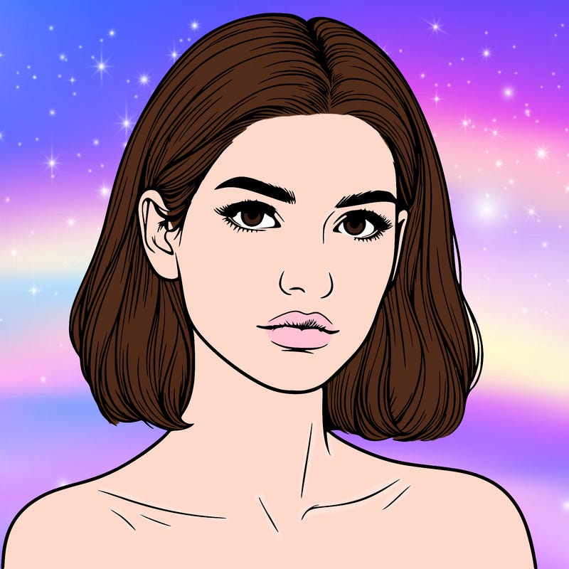 realistic portrait of woman