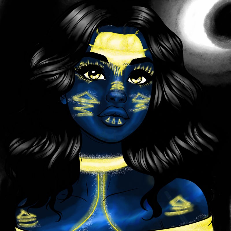 realistic girl with wavy hair and lips