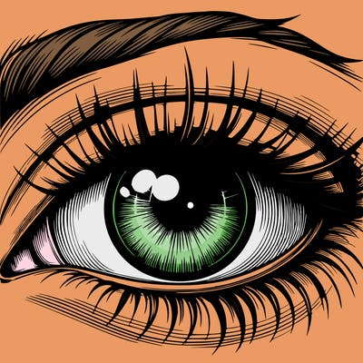 realistic eye