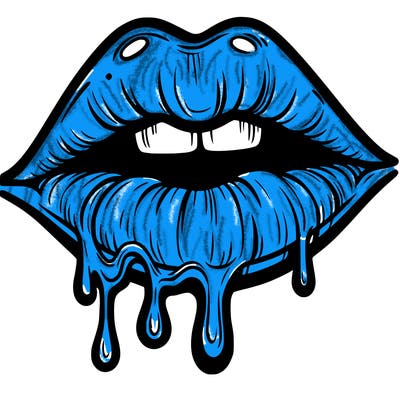 lips that look realistic and drip