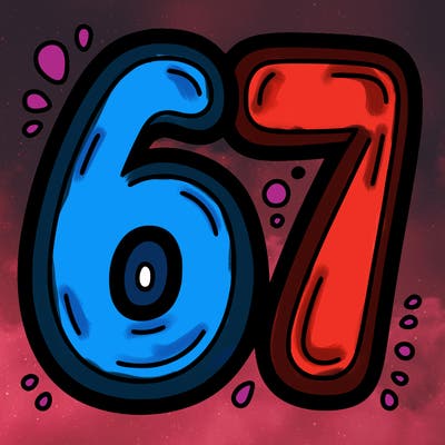 the number 67