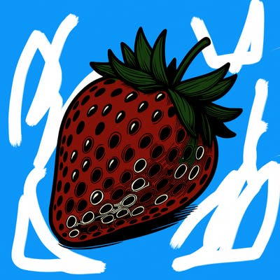realstic strawberry