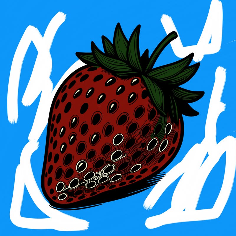 realstic strawberry