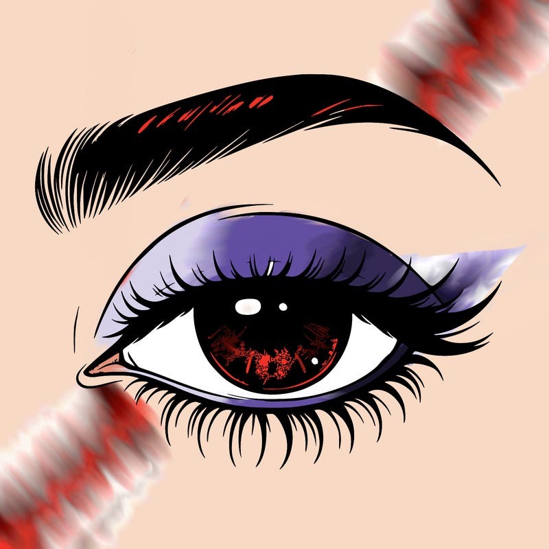 eye closed realistic