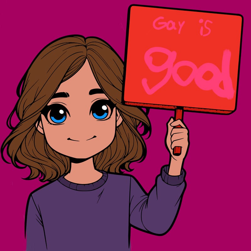 realistic girl holding up a sign