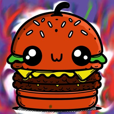 burger cute
