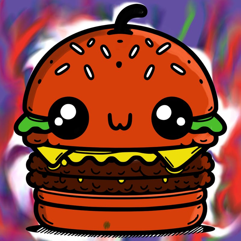 burger cute