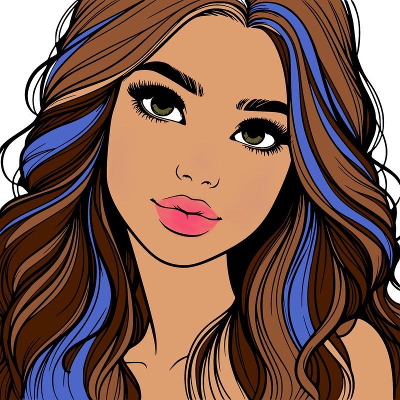 beautiful realistic girl