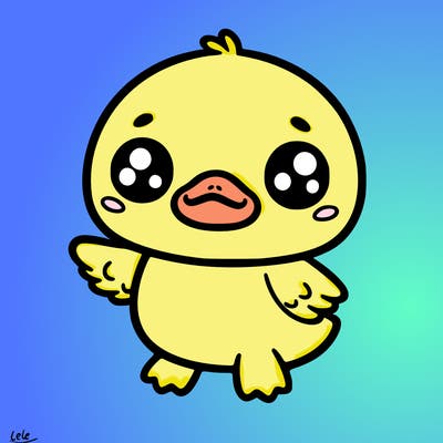 kawaii duck