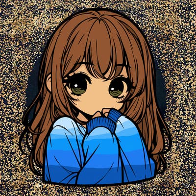 semi  cute realistic shy girl