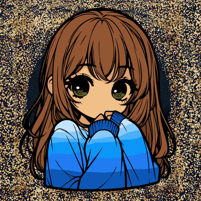 semi  cute realistic shy girl