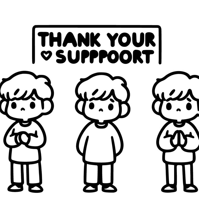 thank you for your support