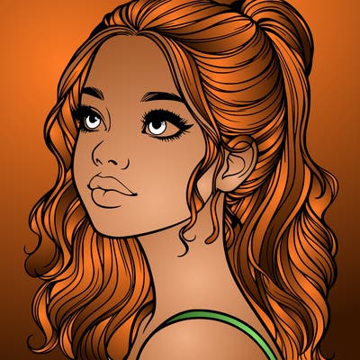 beautiful realistic girl