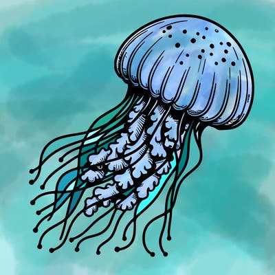 realistic jellyfish