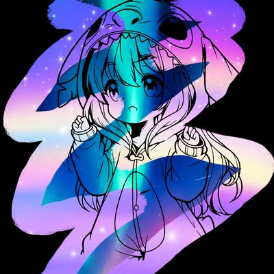 anime girl in a stitch onsie