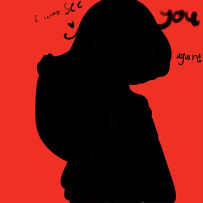 girl in baggy sweater hanging off her shoulder