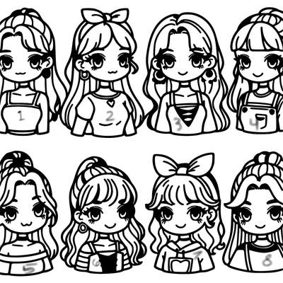 10 girls