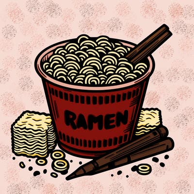 ramen noodles