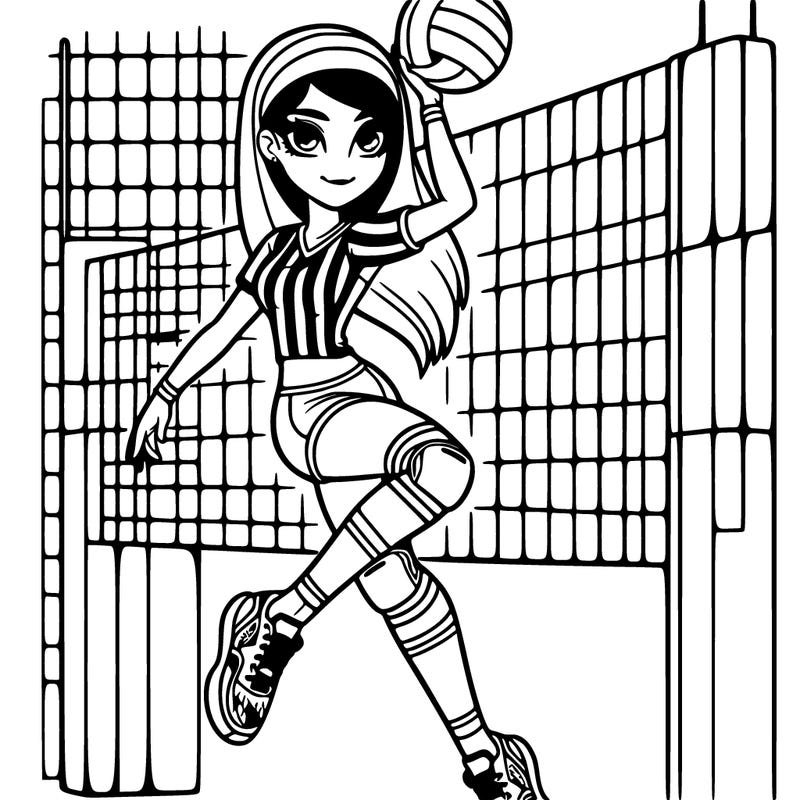 𝓐 𝔀𝓸𝓶𝓪𝓷 𝓭𝓸𝓲𝓷𝓰 𝓿𝓸𝓵𝓵𝓮𝔂𝓫𝓪𝓵𝓵 𝔀𝓲𝓽𝓱 𝓪 𝓼𝓽𝓻𝓲𝓹𝓮𝓭 𝓳𝓮𝓻𝓼𝓮𝔂 𝓪𝓷𝓭 𝓼𝓱𝓸𝓻𝓽 𝓪𝓷𝓭 𝓽𝓲𝓰𝓱𝓽 𝓼𝓱𝓸𝓻𝓽𝓼 𝓪𝓷𝓭 𝓵𝓸𝓷𝓰 𝓱𝓪𝓲𝓻 𝓲𝓷 𝓰𝓻𝓪𝓭𝓮𝓼 𝔀𝓲𝓽𝓱 𝓽𝓱𝓮 𝓿𝓸𝓵𝓵𝓮𝔂𝓫𝓪𝓵𝓵 𝓲𝓷 𝓽𝓱𝓮 𝓪𝓲𝓻 𝔀𝓲𝓽𝓱 𝓷𝓮𝔀 𝓹𝓪𝓭𝓼 𝓸𝓷 𝓪𝓷𝓭 𝓽𝓮𝓷𝓷𝓲𝓼 𝓼𝓱𝓸𝓮𝓼 𝓸𝓷 𝓪𝓷𝓭 𝓪 𝓿𝓸𝓵𝓵𝓮𝔂 𝓫𝓪𝓵𝓵 𝓷𝓮𝓽 𝓲𝓷 𝓽𝓱𝓮 𝓫𝓪𝓬𝓴𝓰𝓻𝓸𝓾𝓷𝓭