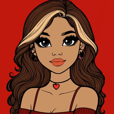 realistic pretty girl