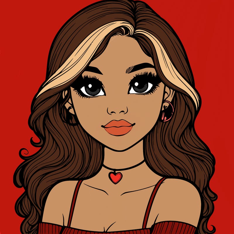 realistic pretty girl