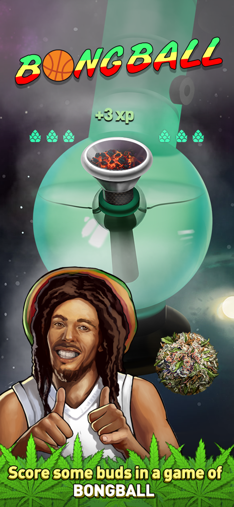 Bongball-Basketball-Minispiel in Weed Firm 2 mit Rasta Bob