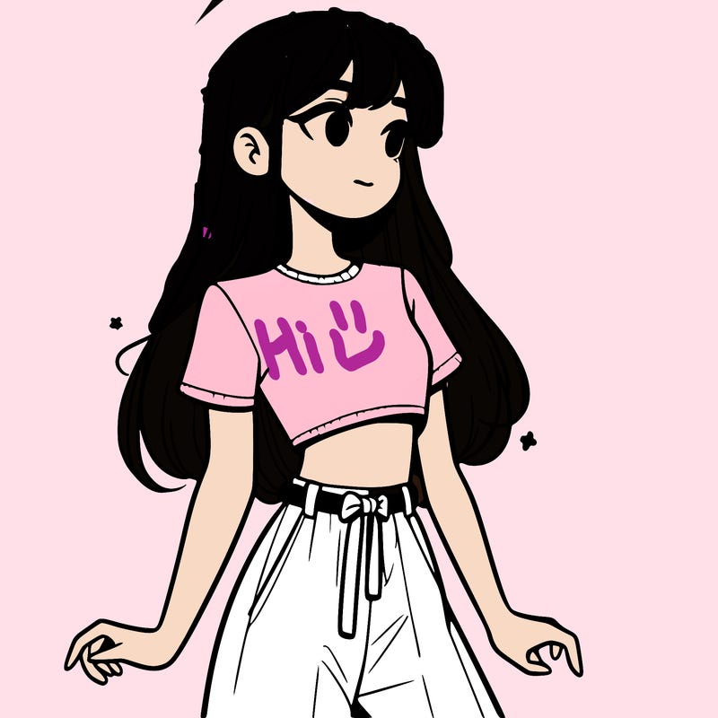 girl in a cute crop top