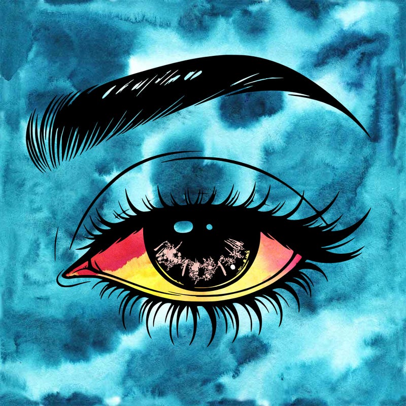 eye closed realistic